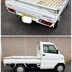 格安現状車！ミニキャブトラック4WD、車検8年4月　136000キロ　会津の画像