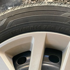 中古スタットレスタイヤ　　　155/65 R14の画像
