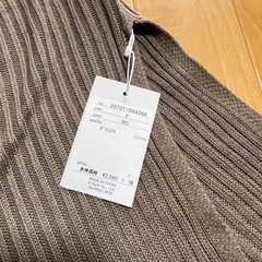 一枚で可愛いニットワンピースの画像