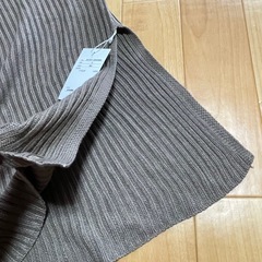一枚で可愛いニットワンピースの画像