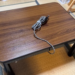  【無料！早い者勝ち】こたつ　リバーシブル　電気こたつ　約80✖️60✖️40  ローテーブルの画像