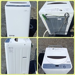 八6405【SHARP】洗濯機 5.5kg ES-GE5B-Tの画像
