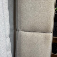 3人掛け布張りソファ(MK02 KD LGY) ニトリの画像