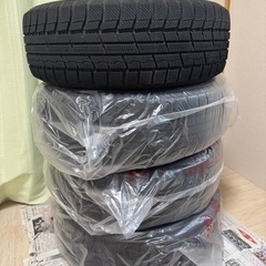 アルミセット冬用タイヤ4本(TOYOタイヤ+GRASSアルミホイール)の画像