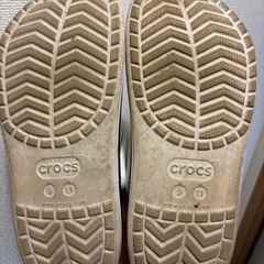 クロックス(ホワイト色)27㎝中古品の画像