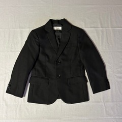 LITTLE LEAD子供用120サイズスーツ4点セット チャコールグレーの画像