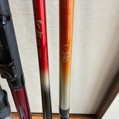 釣竿と小物入れの画像