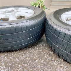 ◎タイヤサイズ 195/65R15  ブリヂストンのスタッドレスタイヤ ブリザックVRX 2 とBSアルミFEIDの中古4本セットです。の画像