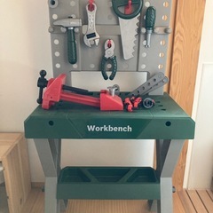 BOSCH ワークベンチセット　と　組み立ておもちゃの画像