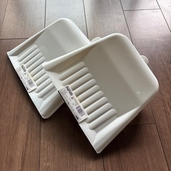 ☆チリトリ2点セット　白　新品未使用品☆の画像