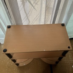木製　4段棚の画像