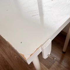 「痛み、汚れあり」IKEA LINNMON リンモン ホワイト 120x60 cmの画像