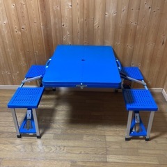 アウトドアテーブルセット　キャンプ の画像