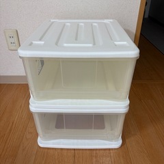 ニトリ　収納ケース　Lサイズ ２個の画像