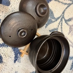 【未使用】直下鍋＆土鍋＆こね鉢の画像