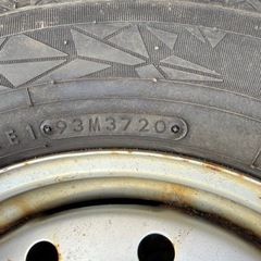 商談中スタッドレスタイヤセット　toyo giz2 145/80R13の画像
