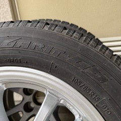 195/65R15 TOYO GARIT G5 トヨタ プリウス 50系 純正 アルミホイール付き 4点 スタッドレスタイヤの画像