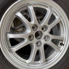 195/65R15 TOYO GARIT G5 トヨタ プリウス 50系 純正 アルミホイール付き 4点 スタッドレスタイヤの画像