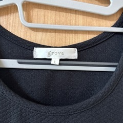 groveワンピース黒　Lサイズの画像