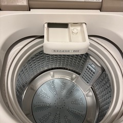 洗濯機　アクア　2017年製の画像