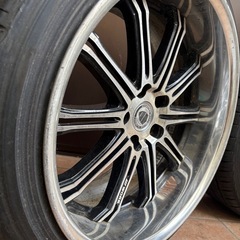 ワーク シュバート SW1 19　× 10.5jj +20 深リム 引っ張りタイヤの画像
