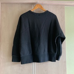 adidas ブラックトレーナー　レディースXL sizeの画像