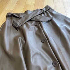 レザー風スカートの画像