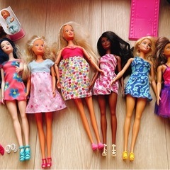 まとめ割！バービーなど人形、車、ベビーカー、マタニティ人形　家具付き大量セット！Barbie　　の画像