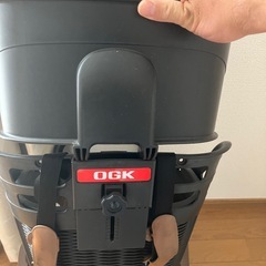  ヘッドレスト付自転車荷台椅子の画像