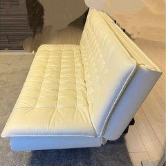 ニトリ ニトリ　ソファベッド　Nシールド　ホワイトの画像
