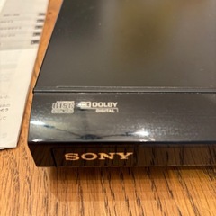 SONY CD/DVDプレーヤー2015年製の画像