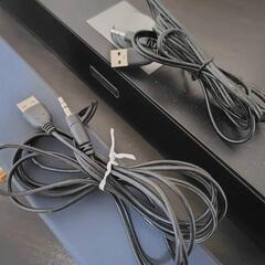 【引取限定】PC TV バースピーカー 2個 USB給電の画像