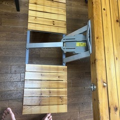 アウトドア用テーブル＆チェアセット差し上げます（中古）の画像