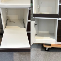 ⭐️松田⭐️ 食器棚 収納多数 大阪市近郊配送無料の画像