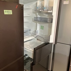 O 2510-447 TOSHIBA 東芝ノンフロン冷凍冷蔵庫 GR-U36SV 全定格内容積356L 2023年製 動作確認済み キズ 汚れありの画像