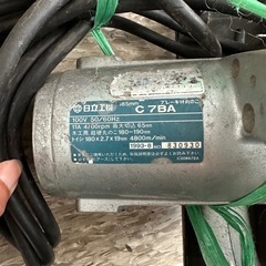 日立 185mmC7BAブレーキ付丸ノのこ 丸ノコ モスグリーンの画像