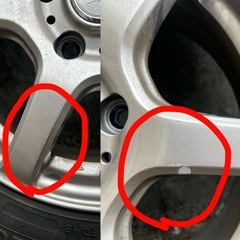 LAYCEAレイシア　5穴ホイール　スタッドレスタイヤ（交換必要）215/65/R16 4本セットの画像