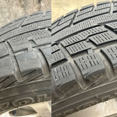 LAYCEAレイシア　5穴ホイール　スタッドレスタイヤ（交換必要）215/65/R16 4本セットの画像