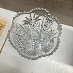 W2510-448 ボヘミアクリスタル 花びん シフロフ 22cm 未使用品の画像
