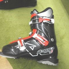 ノルディカ スキーブーツ 25.5～26.5㎝  FIREARROW TEAM3 アウトソール305㎜ ブラック×レッド NORDICA  札幌 西岡店の画像