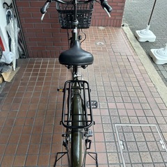 ★美品★26インチ　カーググランド　跨ぎやすいU型アルミフレーム　内装３段変速　LEDオートライト付き　マットカーキの画像