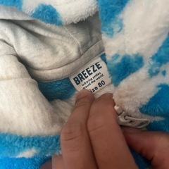 10月までの出品　breeze 　カバーオール　ふわふわ　の画像
