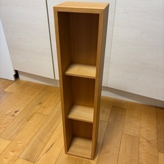 無印良品　壁に付けられる家具箱　オーク材突板の画像