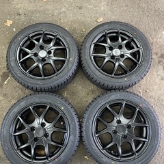 【新品】 値下げ中。
YOKOHAMA iceGUARD 6 iG60 スタッドレスタイヤ 165/55R14 4本セット 2023年  ホイールサイズ　R14 5.5J -25　×4本おまけ(メーカー不明)マットブラック塗装 の画像