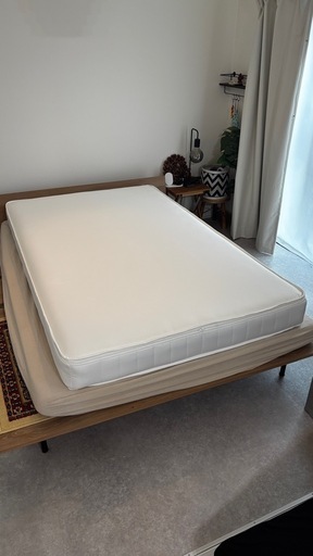 無印良品　スプリングマットレス　セミダブル