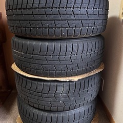 スバル純正ホイール4本スタッドレスタイヤ付き225/60/17の画像