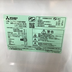 #J-44【ご来店頂ける方限定】MITUBISHIの2ドア冷凍冷蔵庫ですの画像