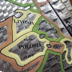 RASSEOIR パブミラー blaeu map of europe 1606 ヨーロッパ地図 オブジェ インテリア 札幌市 新道東店の画像
