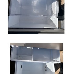 【3ドア！/HITACHI】  ノンフロン冷凍冷蔵庫 シルバー 2021年製の画像