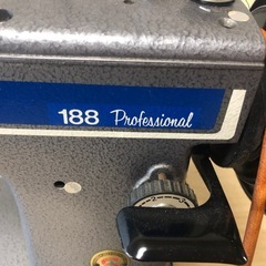 シンガー足踏みミシン　188 professional 188 ランプ付きの画像